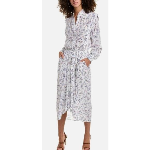 Marant Etoile Okley Silk Midi Dress Sz. 34 (US XS/0) - Picture 1 of 7